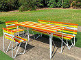 Garden Setting - Powder Coated Aluminium Battens